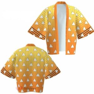Demon Slayer Kimono Zenitsu Pattern